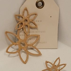 Anthropologie Raffia Earrings